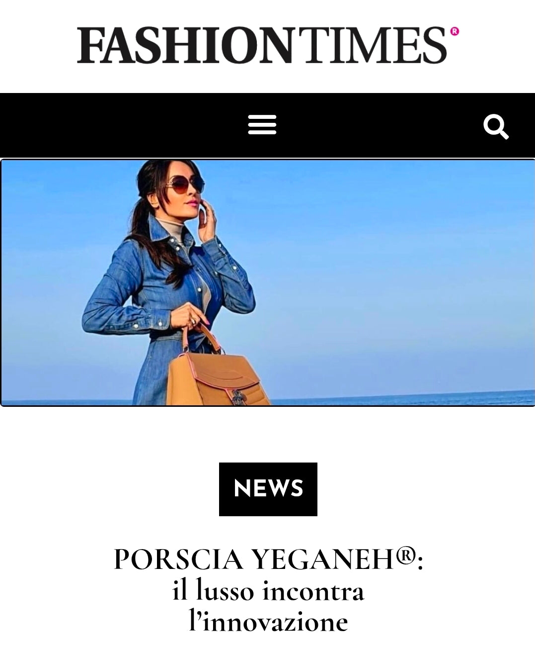 PORSCIA YEGANEH®: il lusso incontra l’innovazione