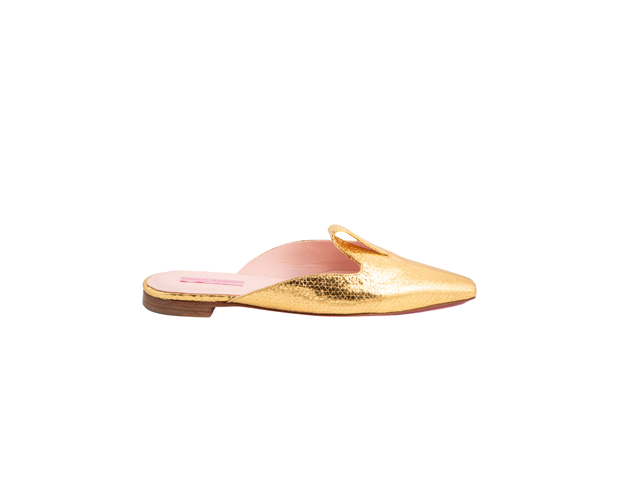 MONDANA Slippers – ForeverLuxury Italian slippers with 3D hardware, All MADE IN ITALY. Falling start Gold