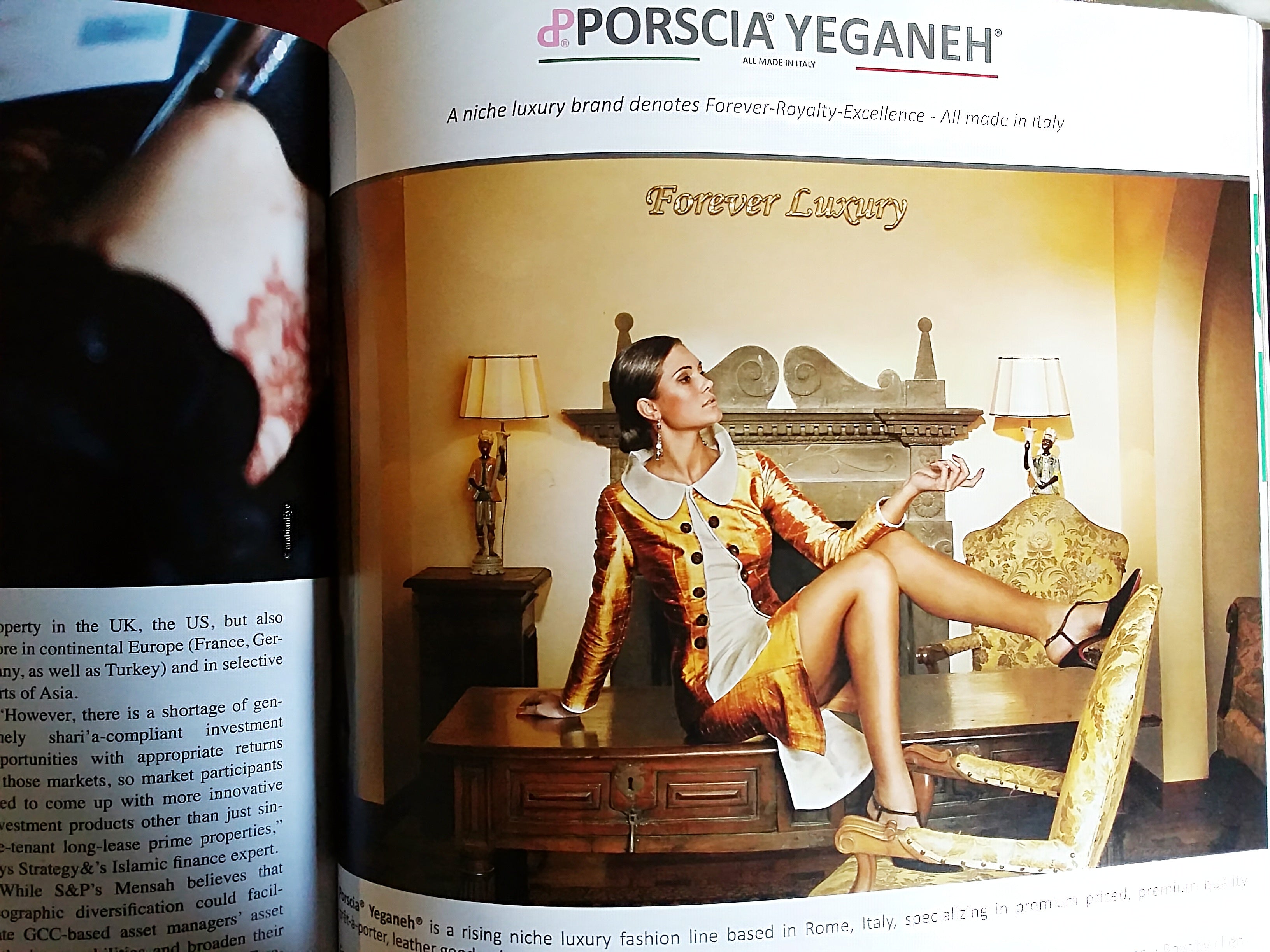 PORSCIA YEGANEH® Featured in Inside Gulf Magazine (Dubai)