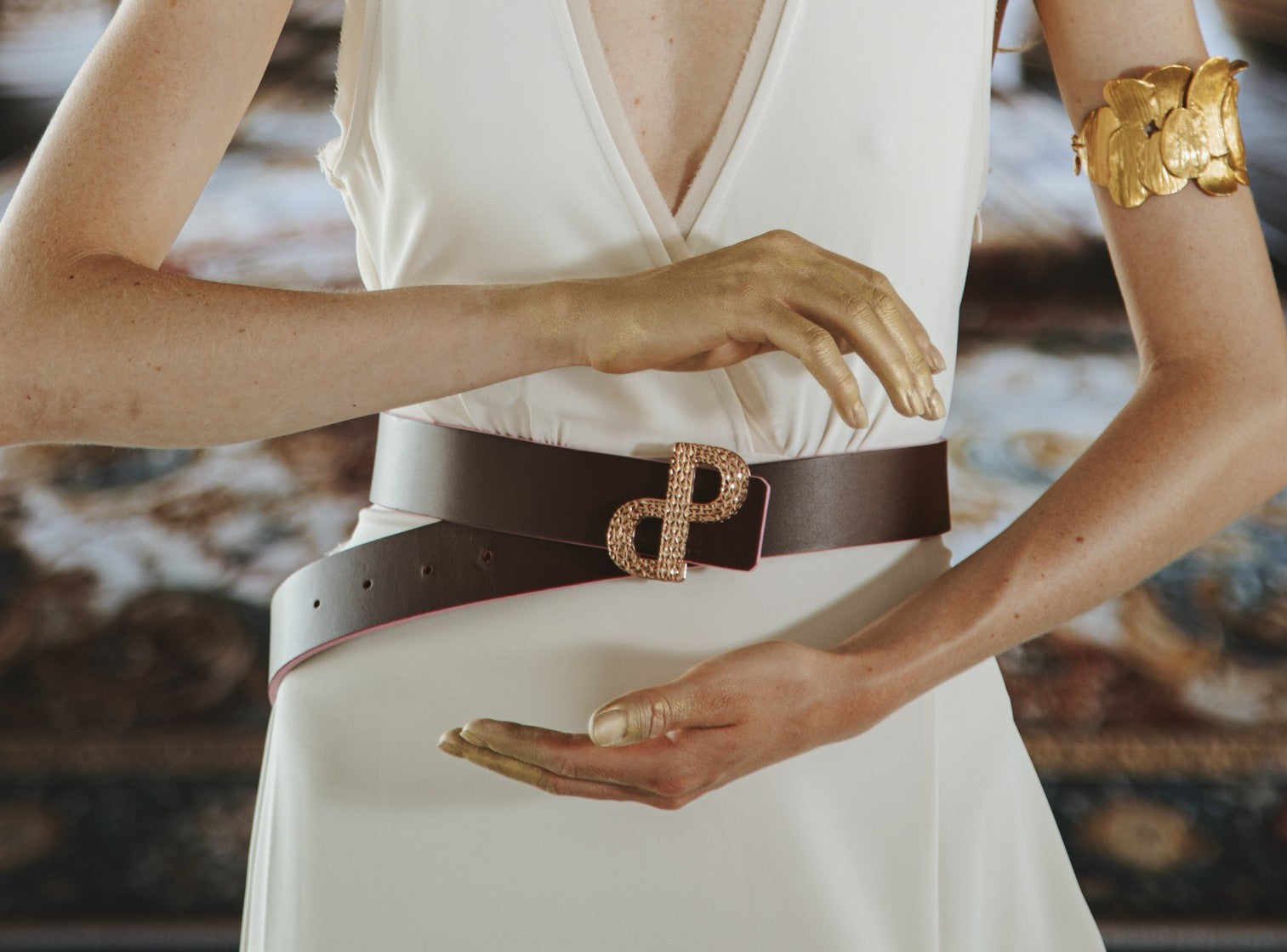CORNELIA Reversible Belt – All MADE IN ITALY • Blockchain Certified | PORSCIA YEGANEH®