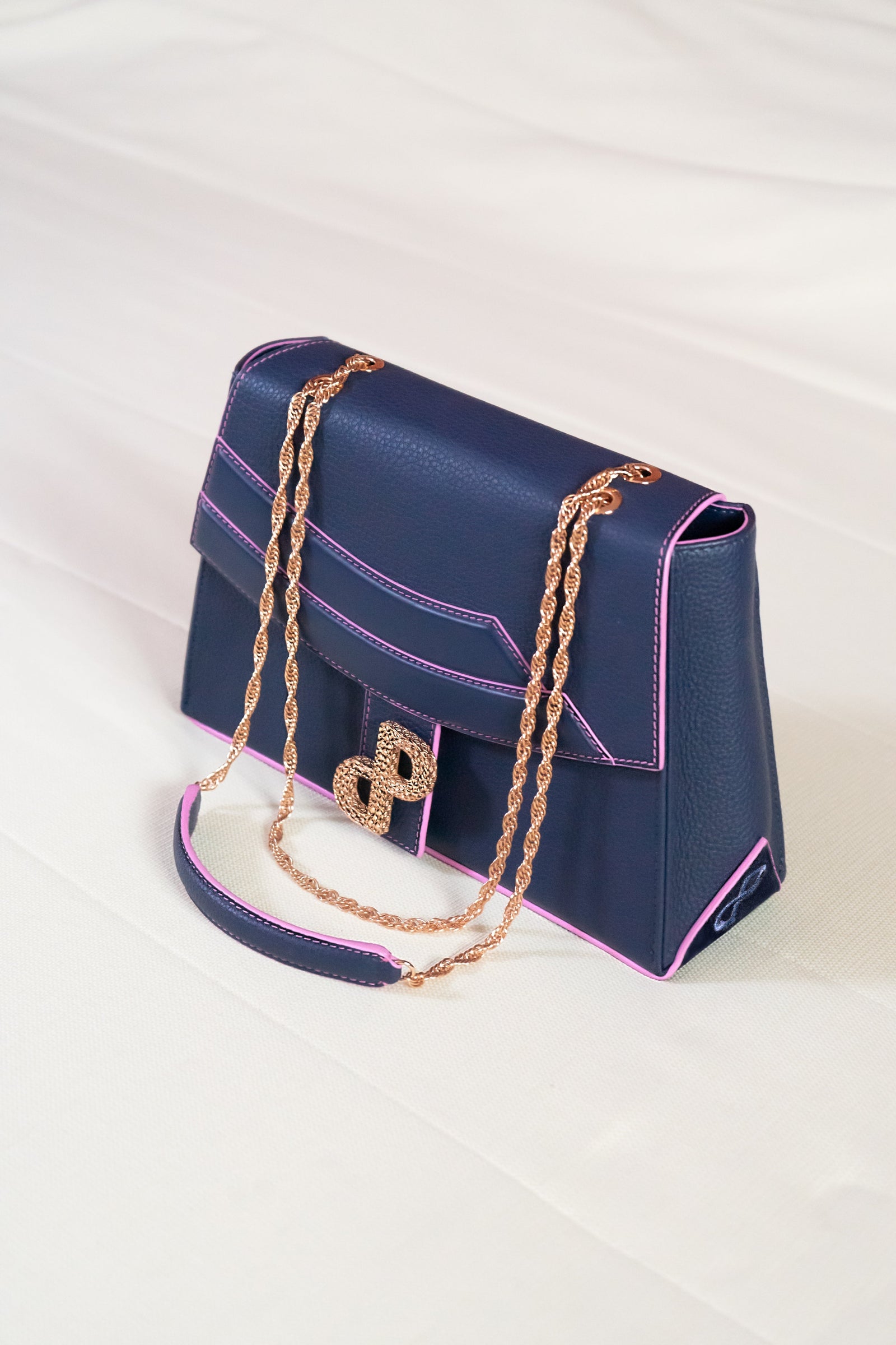 LIVIA luxury messenger bag in 3D hardware MADE IN FLORENCE