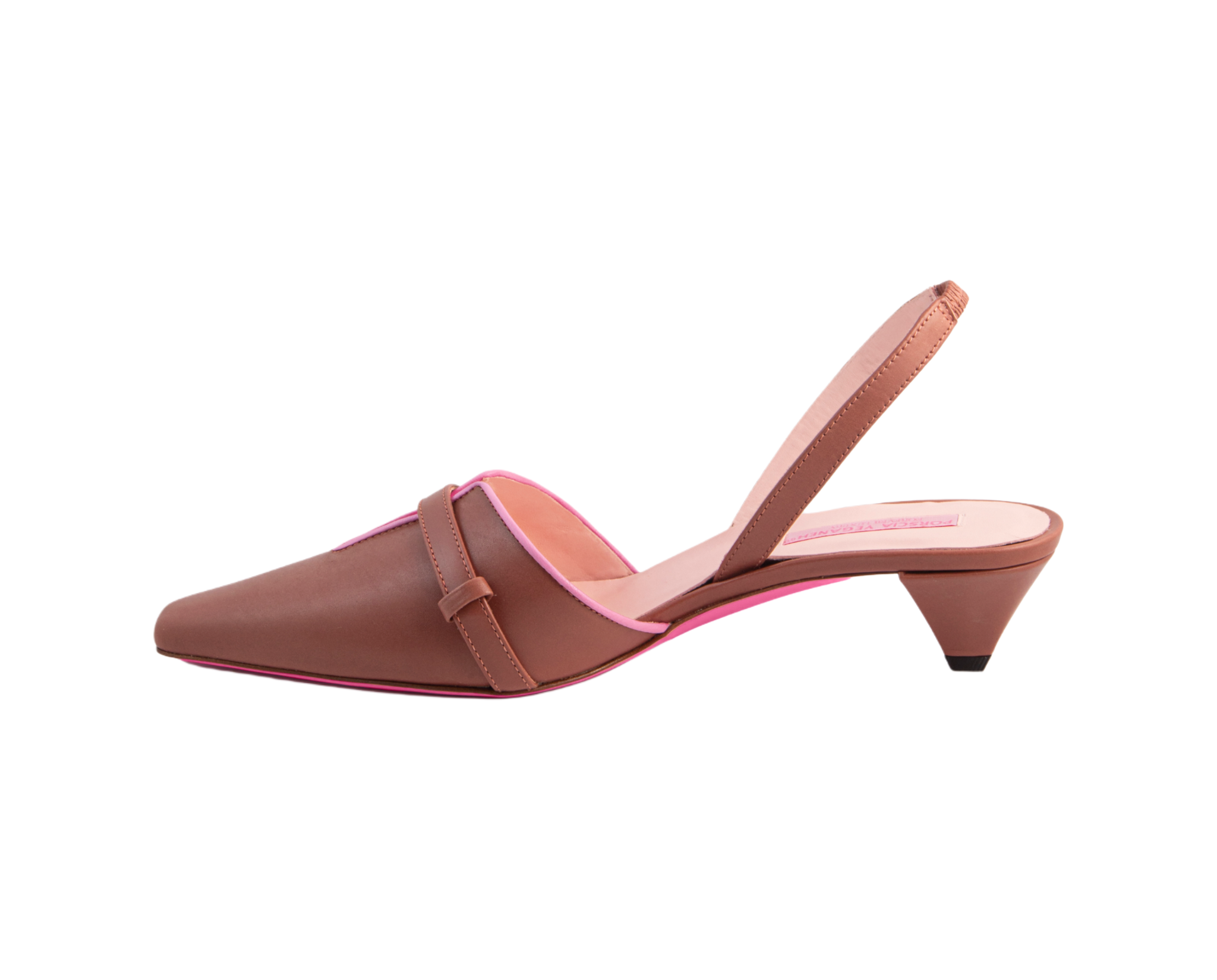 ANAHITA Slingback Marrone