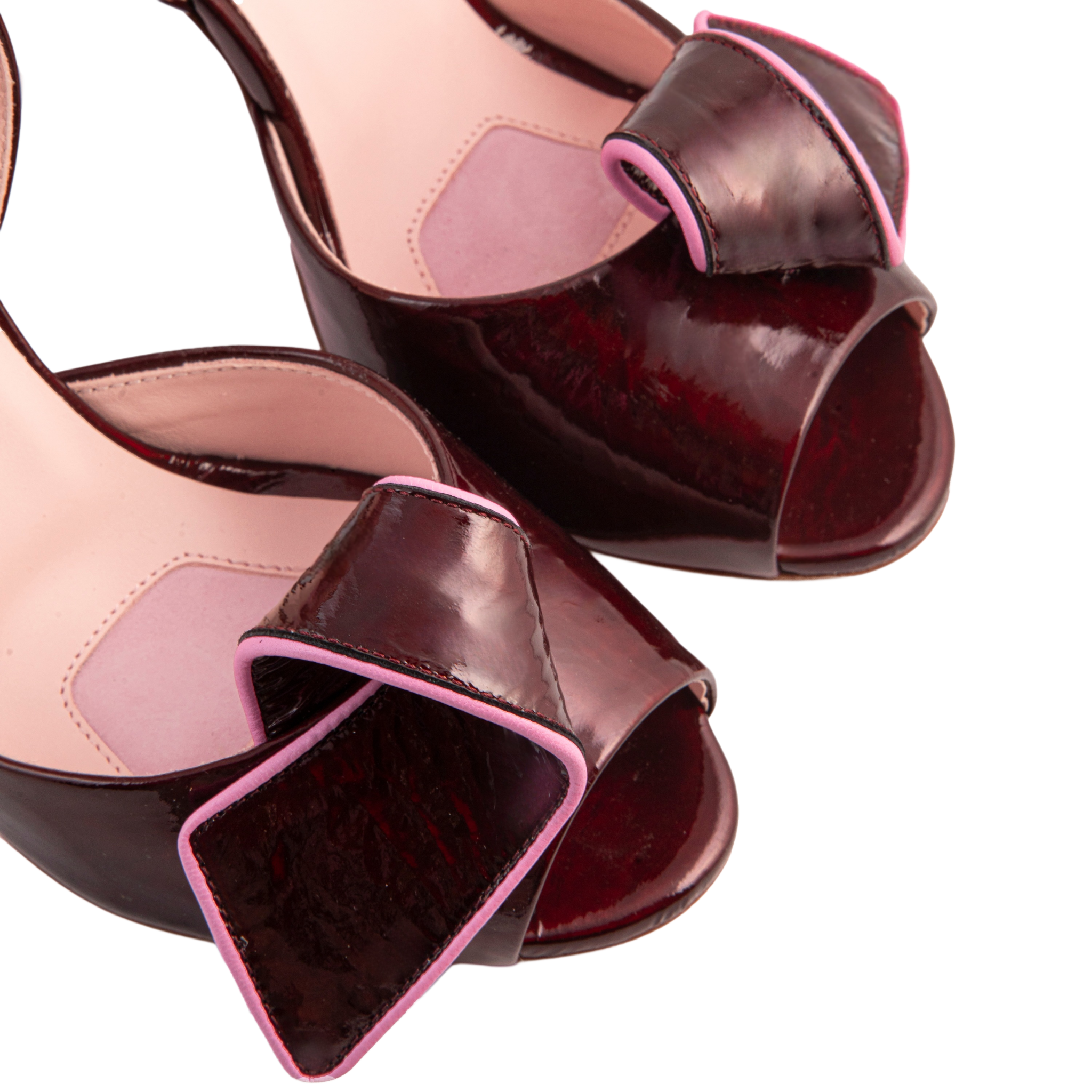 SORAYA OPEN PUMPS Bordeaux