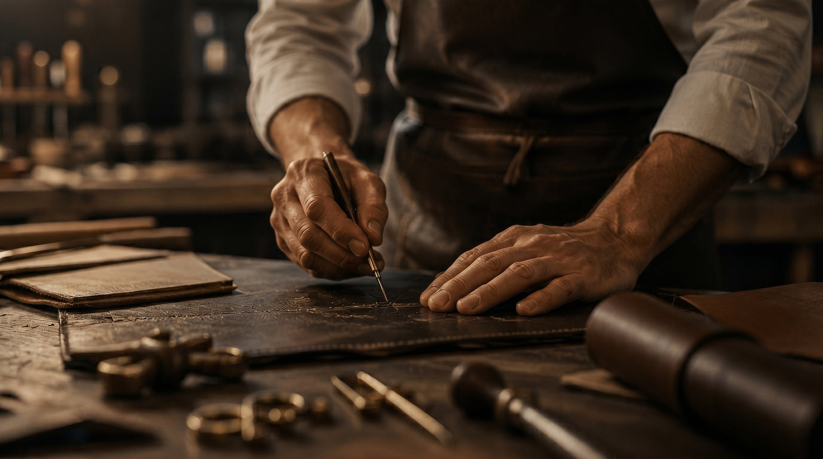 Form is shaped by hand.