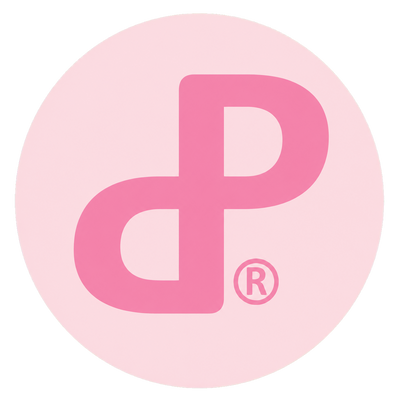 PORSCIA YEGANEH official pink-on-pink monogram logo
