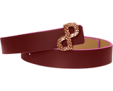 he CORtNELIA Reversible Belt in calf leather is the perfect everyday and special occasion  The filigree 3D buckle is hand-carved for maximum precision that adds a luxurious gleam to any outfit – All MADE IN ITALY