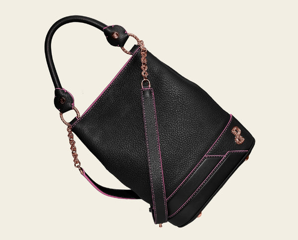 Mini backpack inspired by the broken walls of the Roman Colosseum Making it a regal statement