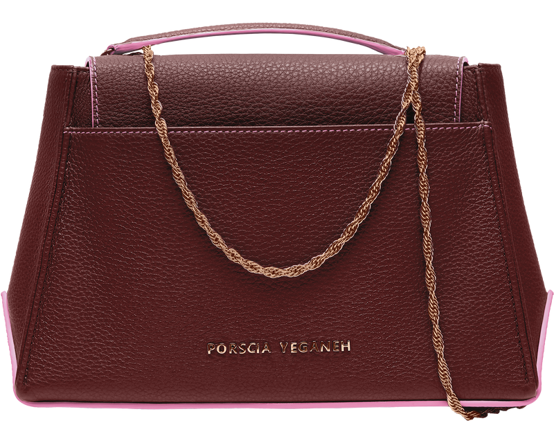 The LIVIA messenger bag is designed to enhance the glamorous side of every style-centric lady’s dynamic lifestyle. Designed in the signature trapeze silhouette, it can be worn cross-body or on the shoulder, thanks to an extra-long Singapore chain strap.. The individually hand-carved, featherweight, 3D Forever-Logo,, adorns the push turn-lock clasp, and inner zipper pull – All MADE IN ITALY